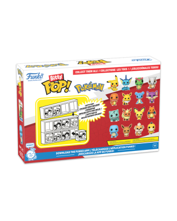 POKEMON - Bitty Pop 4 Pack 2.5cm - Squirtle