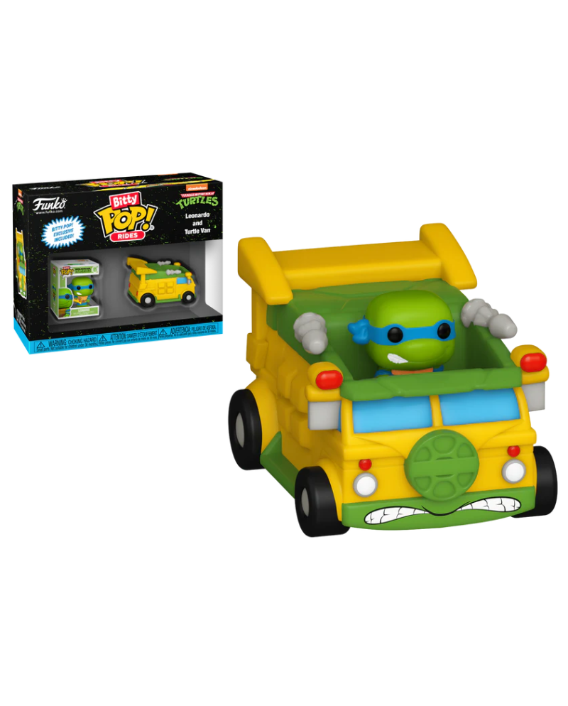 TEENAGE MUTANT NINJA TURTLES - Bitty Pop Ride - Leonardo with Van