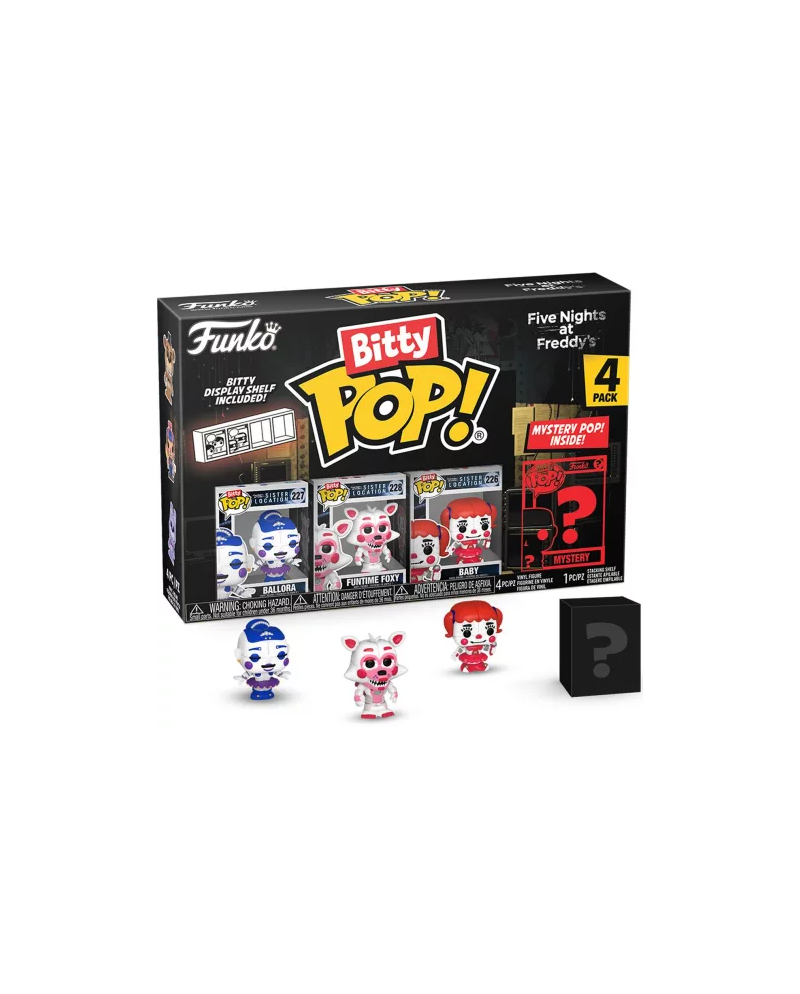 FIVE NIGHTS AT FREDDY'S - Bitty Pop 4 Pack 2.5cm - Ballora