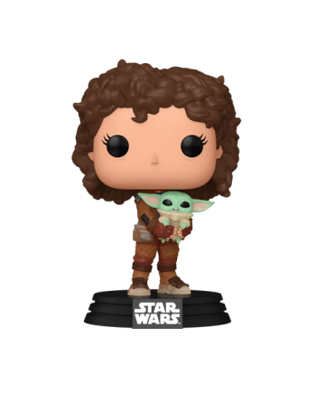 THE MANDALORIAN - POP N° 665 - Peli Motto with Grogu