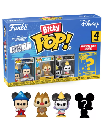 DISNEY - Bitty Pop 4 Pack 2.5cm - Sorcerer Mickey