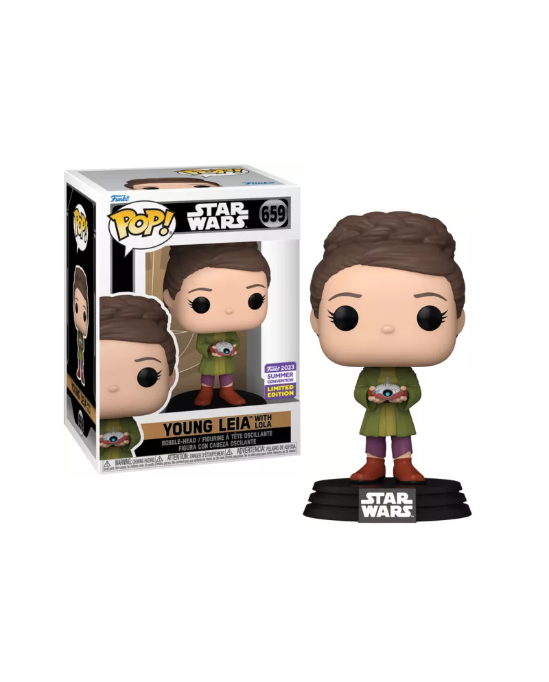 STAR WARS OBI WAN - POP N° 659 - Young Leia with Lola