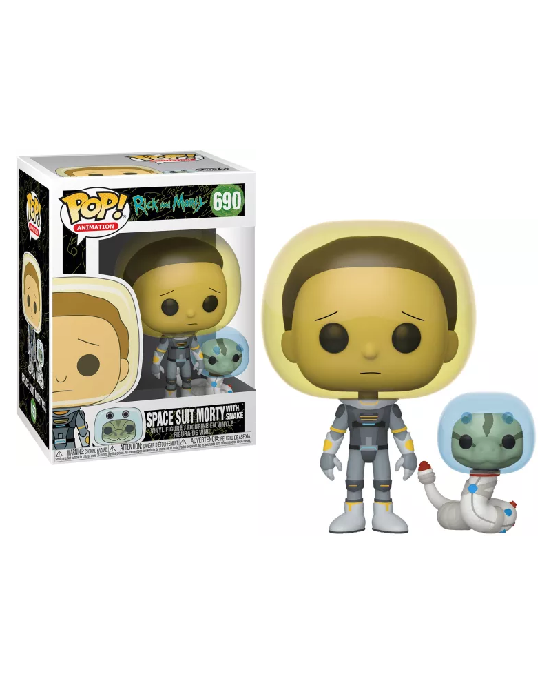 RICK & MORTY - POP N° 690 - Space Suit Morty w/Snake