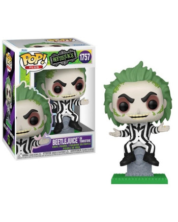 BEETLEJUICE - POP Plus N° 1757 - Beetlejuice with tombstone