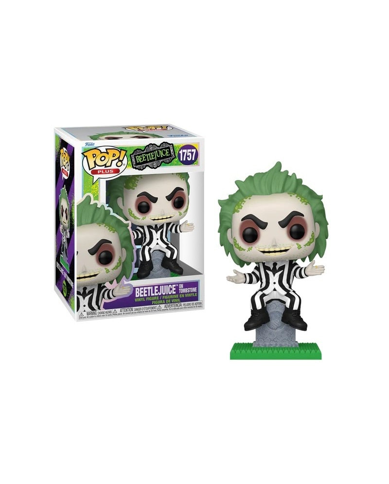 BEETLEJUICE - POP Plus N° 1757 - Beetlejuice with tombstone