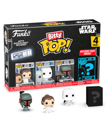 STAR WARS - Bitty Pop 4 Pack 2.5cm - Princess Leia