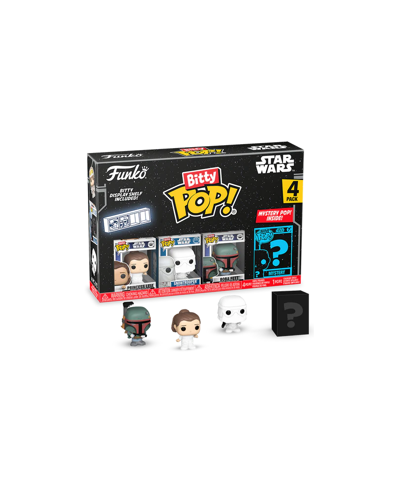 STAR WARS - Bitty Pop 4 Pack 2.5cm - Princess Leia