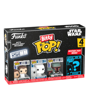 STAR WARS - Bitty Pop 4 Pack 2.5cm - Princess Leia