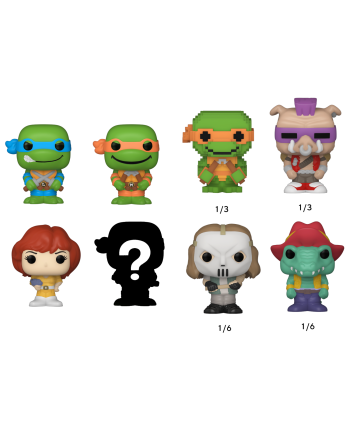 TEENAGE MUTANT NINJA TURTLES - Bitty Pop 4 Pack 2.5cm - Leonardo