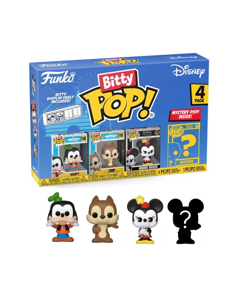 DISNEY - Bitty Pop 4 Pack 2.5cm - Goofy