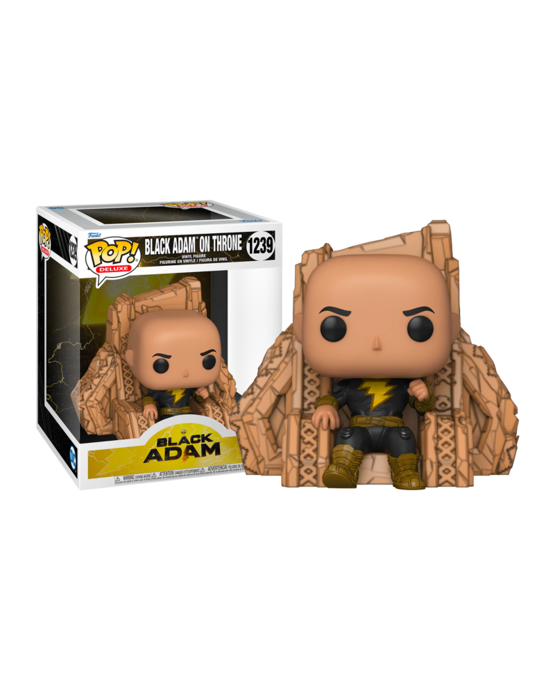 BLACK ADAM - POP Deluxe N° 1239 - Black Adam on Throne
