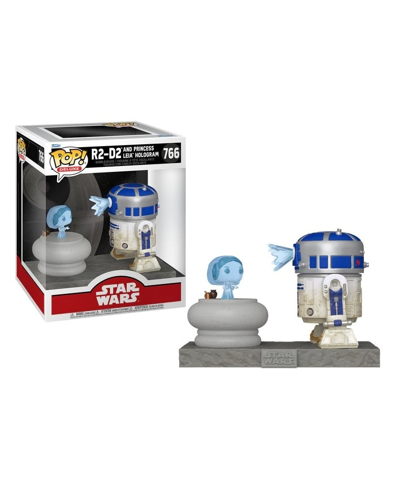 STAR WARS - POP Deluxe N° 766 - R2-D2 with Princess Leia Hologram