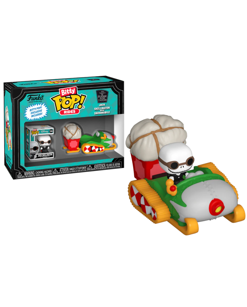 NBX - Bitty Pop Ride - Jack Skellington with Snowmobile