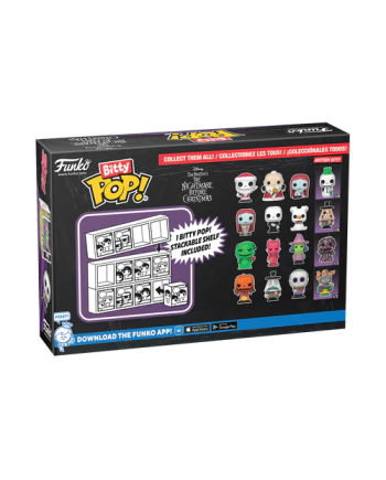 NBX - Bitty Pop 4 Pack 2.5cm - Santa Jack