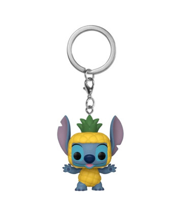 DISNEY - Lilo & Stitch - Pocket Pop Keychain - Stitch Pineapple