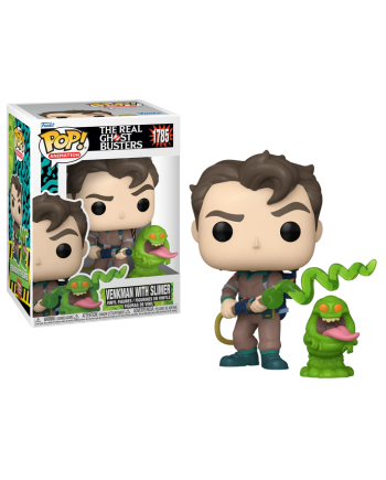 THE REAL GHOSTBUSTERS - POP & Buddy N° 1785 - Venkman with Slimer