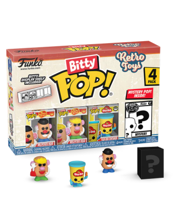 RETRO TOYS - Bitty Pop 4 Pack 2.5cm - Mr Potato Head