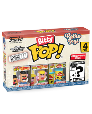 RETRO TOYS - Bitty Pop 4 Pack 2.5cm - Mr Potato Head