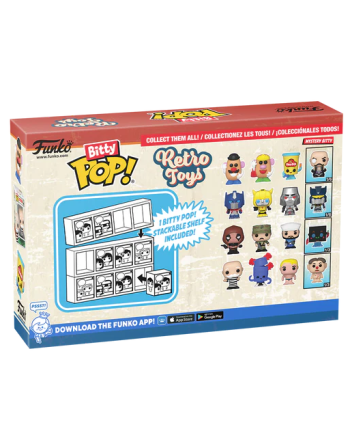RETRO TOYS - Bitty Pop 4 Pack 2.5cm - Mr Potato Head