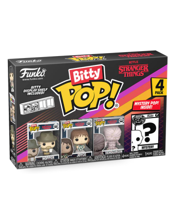 STRANGER THINGS - Bitty Pop 4 Pack 2.5cm - Hopper