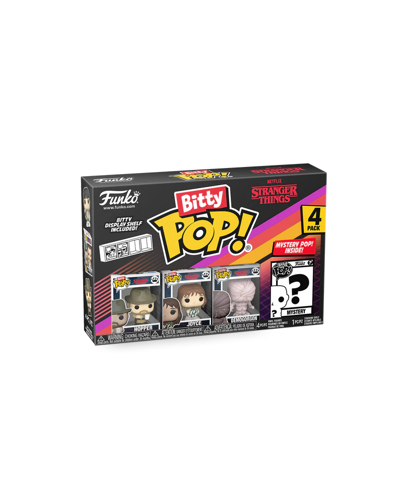 STRANGER THINGS - Bitty Pop 4 Pack 2.5cm - Hopper