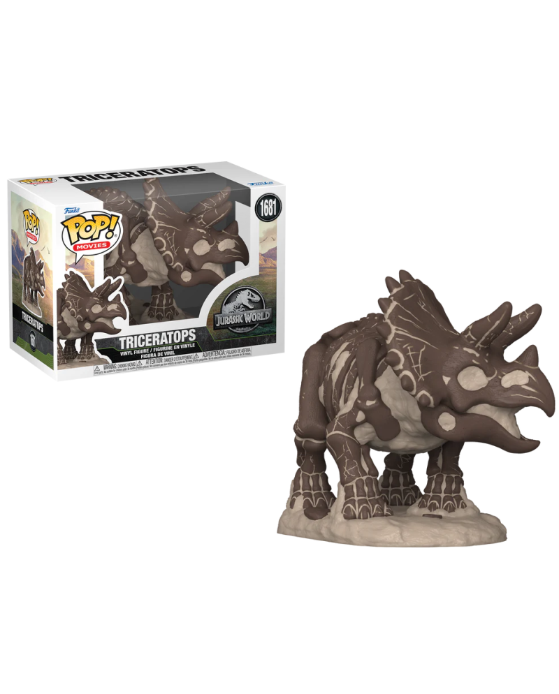 JURASSIC PARK FOSSIL - POP Movie N° 1681 - Triceratops