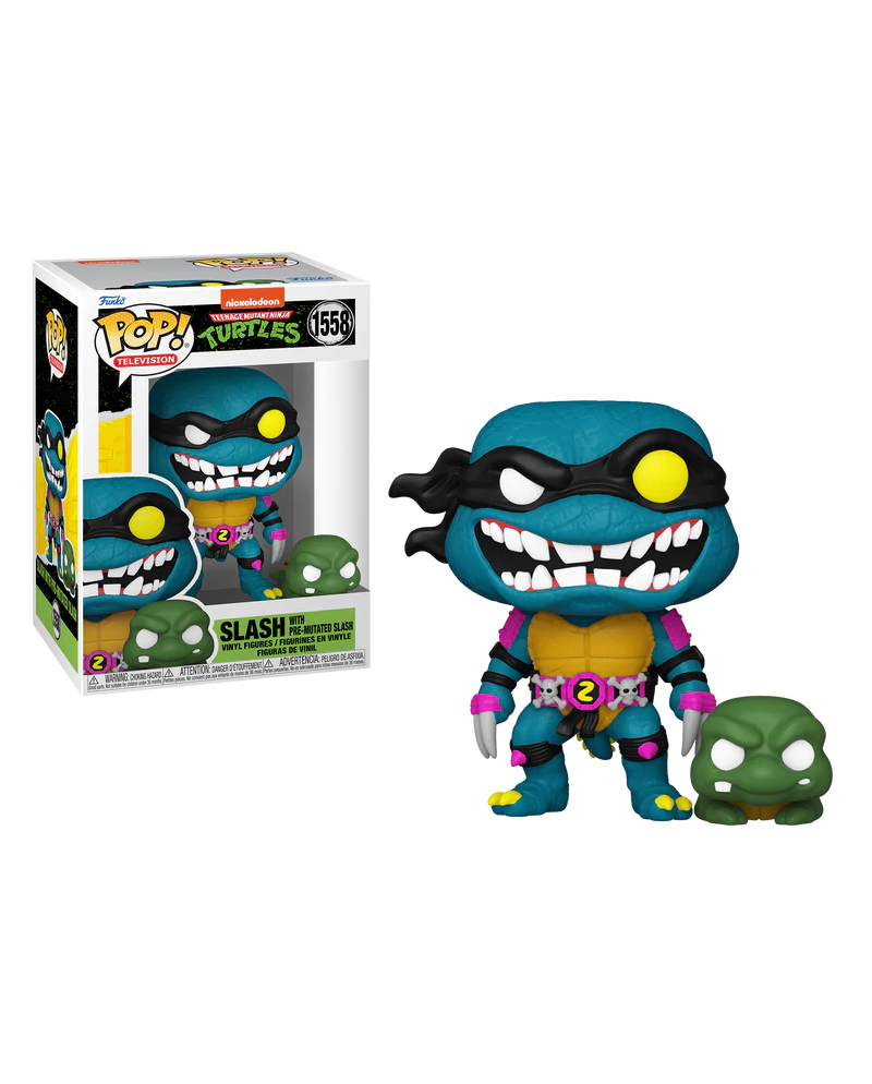 NINJA TURLES - POP & Buddy N° 1558 - Slash & Pre-mutated Slash