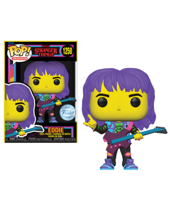 STRANGER THINGS S4 - POP TV N° 1250 - Eddie with Guitar (BLKLT)