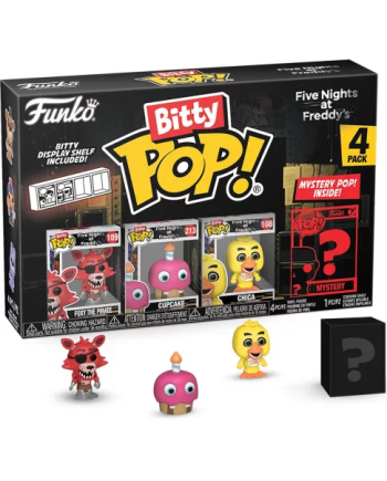 FIVE NIGHTS AT FREDDY'S - Bitty Pop 4 Pack 2.5cm - Foxy