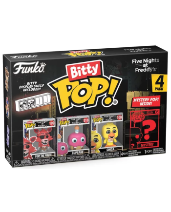 FIVE NIGHTS AT FREDDY'S - Bitty Pop 4 Pack 2.5cm - Foxy