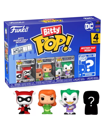 DC - Bitty Pop 4 Pack 2.5cm - Harley Quinn