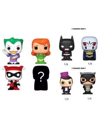 DC - Bitty Pop 4 Pack 2.5cm - Harley Quinn