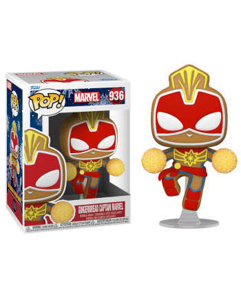 MARVEL - POP N° 936 - Gingerbread Captain Marvel