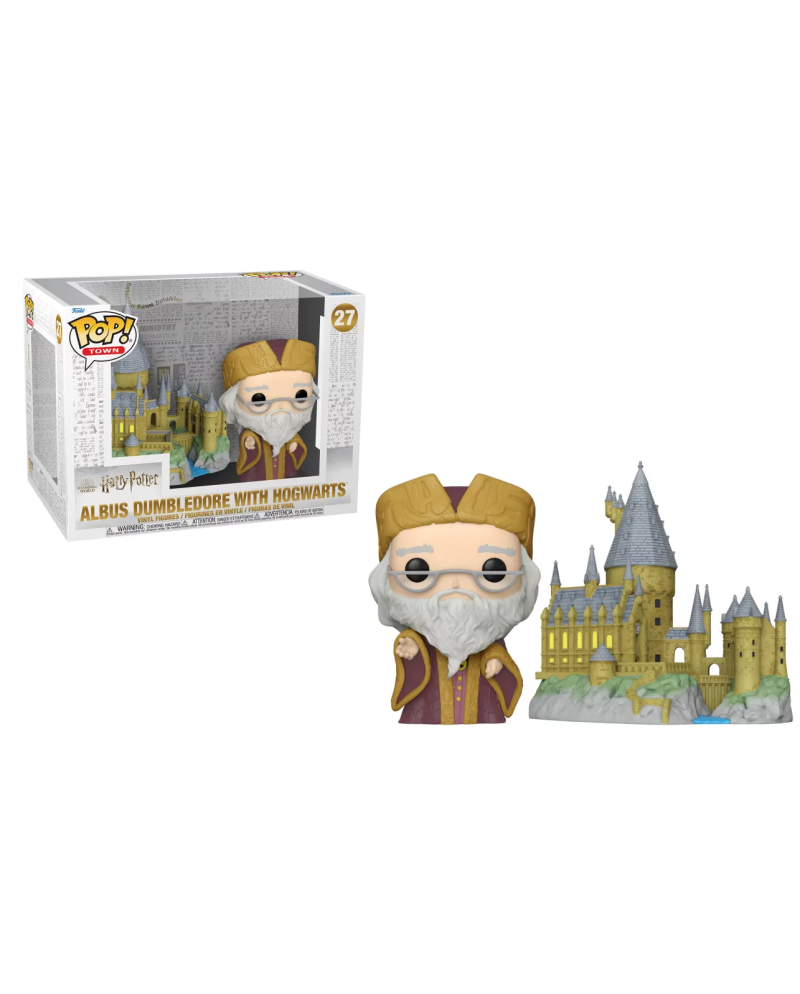 HARRY POTTER Anniversary - POP TOWN N° 27 - Dumbledore w/ Hogwarts