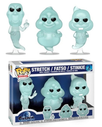 CASPER 30TH ANNIVERSARY - POP Movies - 3PK - Stretch, Fatso & Stinkie