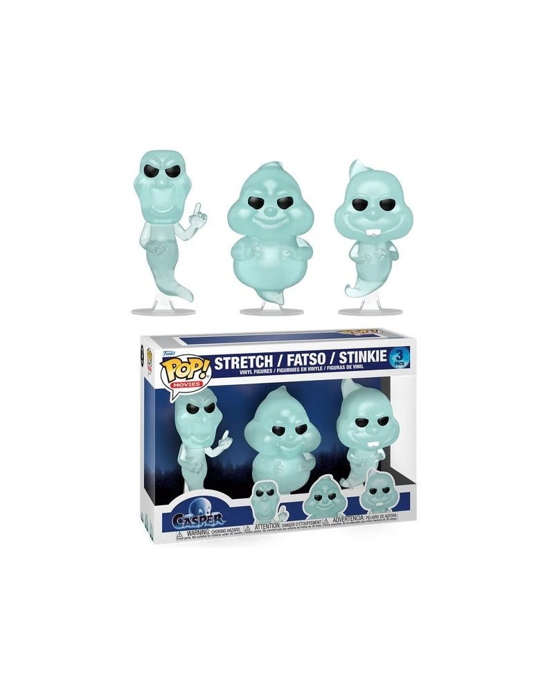 CASPER 30TH ANNIVERSARY - POP Movies - 3PK - Stretch, Fatso & Stinkie