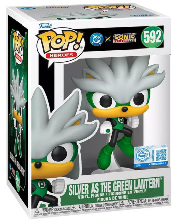 JLA & SONIC - POP Heroes N° 592 - Silver As The Green Lantern