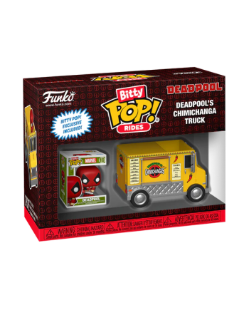 MARVEL - Bitty Pop Ride - Deadpool with Chimichanga Truck