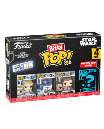 STAR WARS - Bitty Pop 4 Pack 2.5cm - Luke "Hoth"