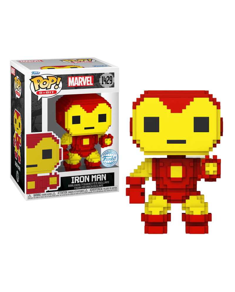 8-BIT - POP Marvel N° 1429 - Iron Man
