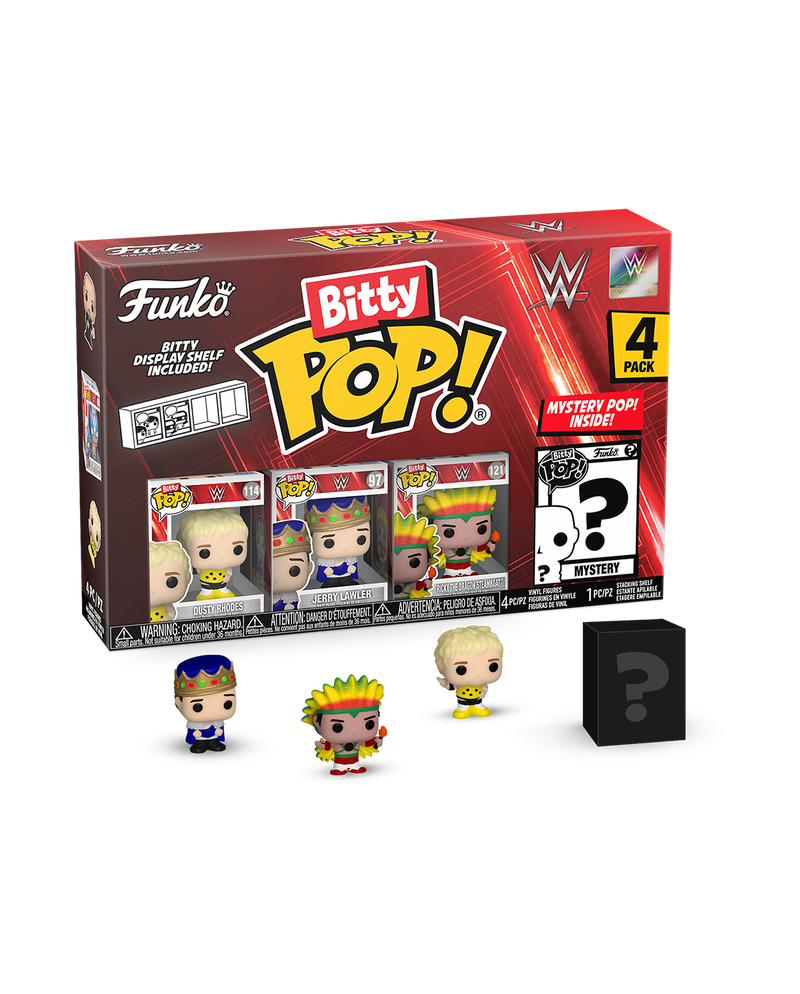 WWE - Bitty Pop 4 Pack 2.5cm - Dusty Rhodes
