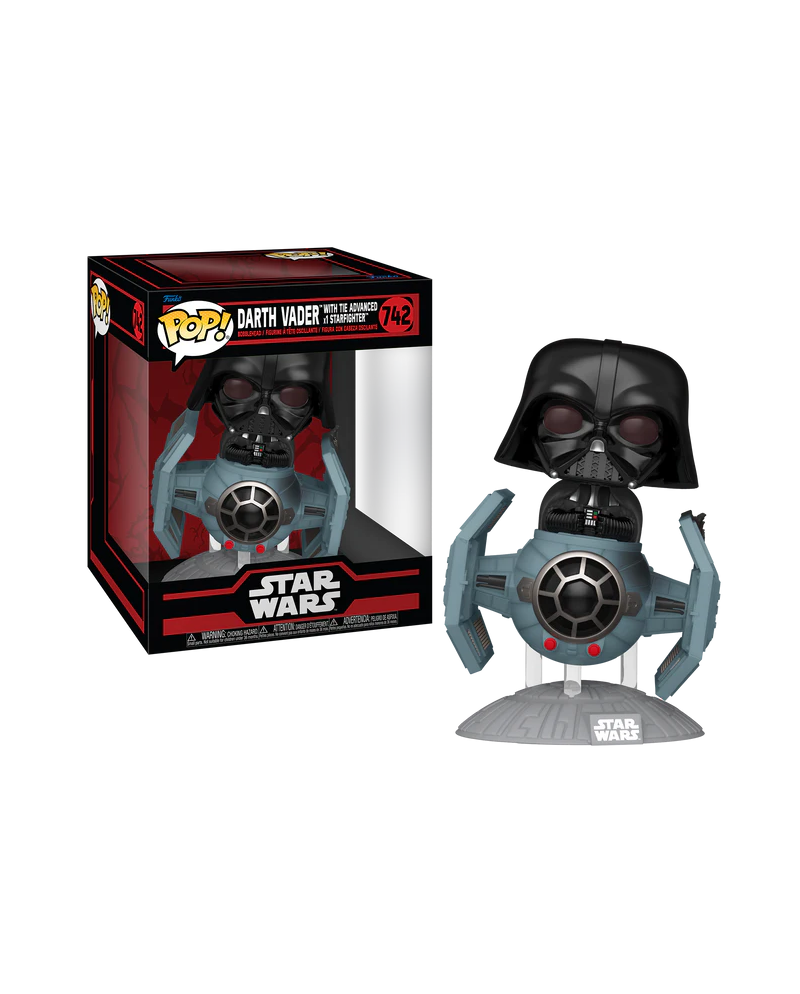 STAR WARS DARKSIDE - POP Ride DLX N°742 -Tie Advanced with Darth Vader