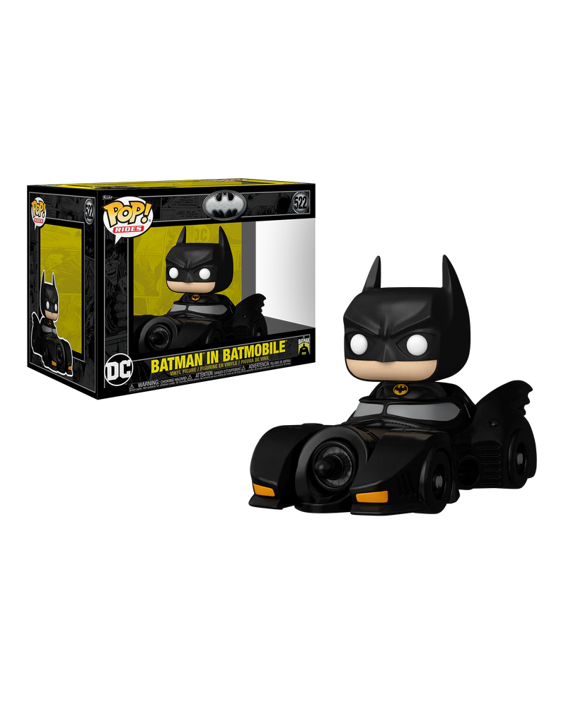 BATMAN 85TH - POP Ride DLX N° 522 - Batman with Batmobile