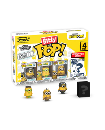 MINIONS - Bitty Pop 4 Pack 2.5cm - Eye Matie