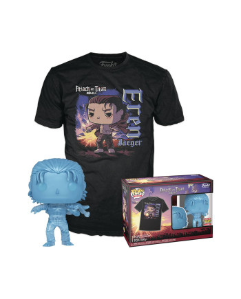 AOT S5 - Booble Head POP N° 1321 - Eren With Marks + Tee (S)