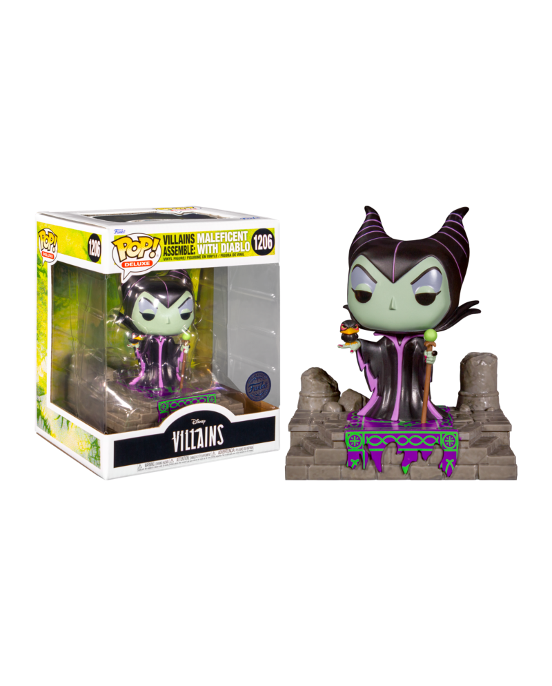 DISNEY - POP DELUXE N° 1206 - Maleficient with Diablo