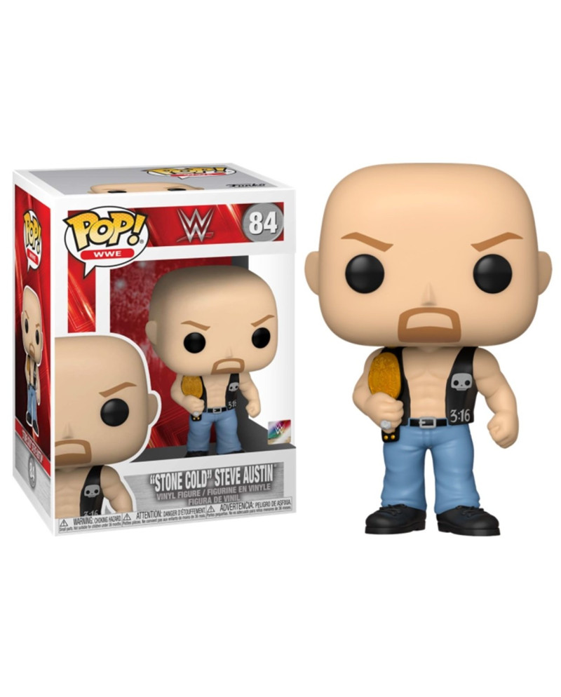 WWE - POP N° 84 - SC Steve Austin w/ Belt