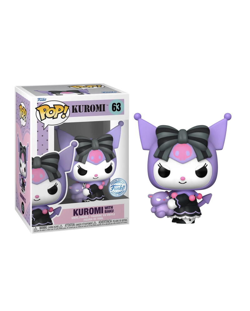 SANRIO - POP N° 63 - Kuromi with Baku