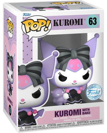 SANRIO - POP N° 63 - Kuromi with Baku