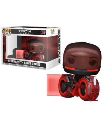 TRON ARES - POP Ride N° 316 - Athena with light cycle